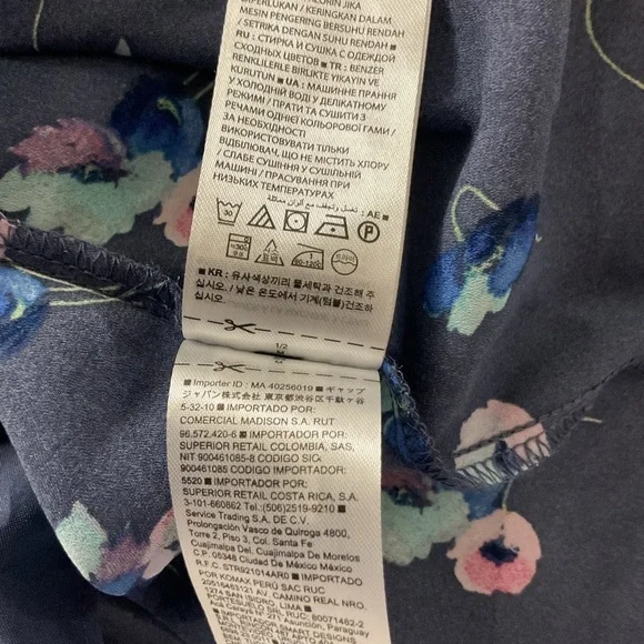 Gap Floral Ruffle Wrap Midi Skirt - Picture 9 of 10